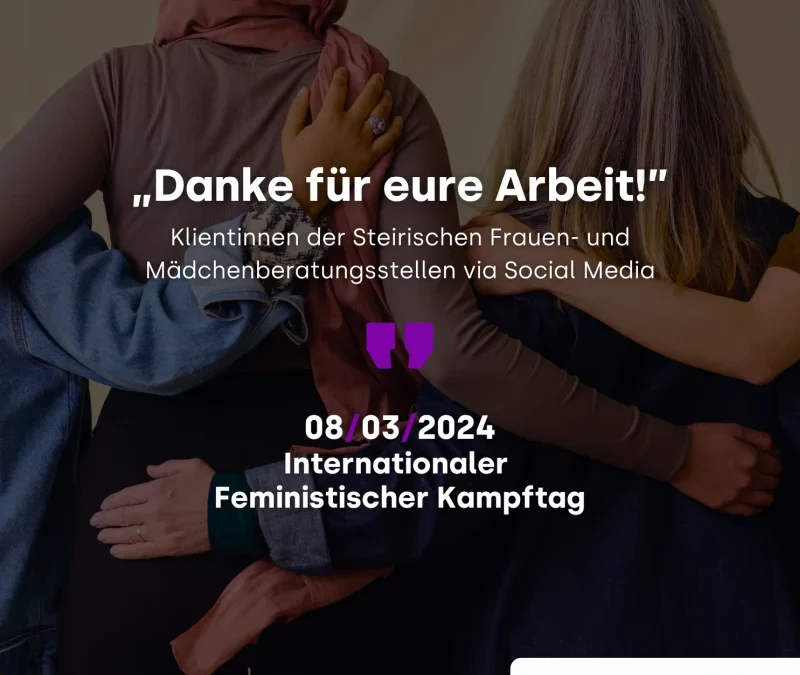 Was wäre ohne die steirischen Frauen- und Mädchenberatungsstellen?