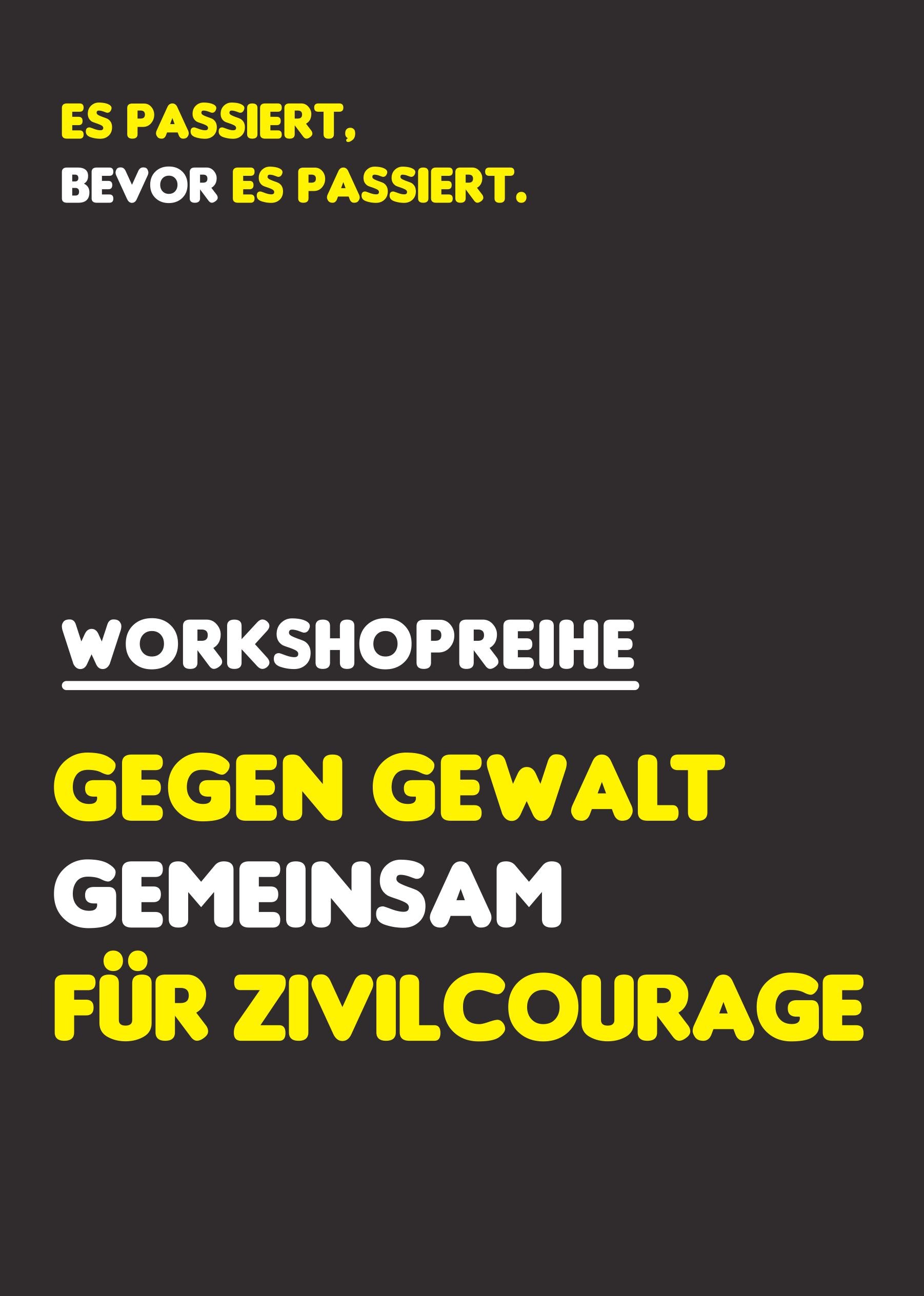 ES passiert bevor ES passiert.